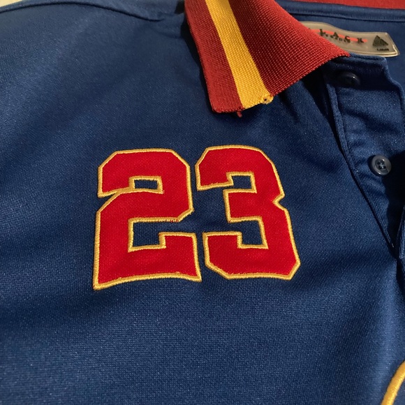 Black Pyramid Cleveland Cavaliers #23 Streetwear Jersey Polo Shirt - Picture 3 of 10